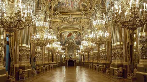 Salão Ópera Garnier em Paris Salão Ópera Garnier em Paris