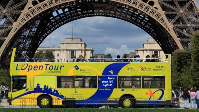 Passeio de ônibus turístico em Paris Passeio de ônibus turístico em Paris