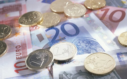 Euros em espécie Euros em espécie