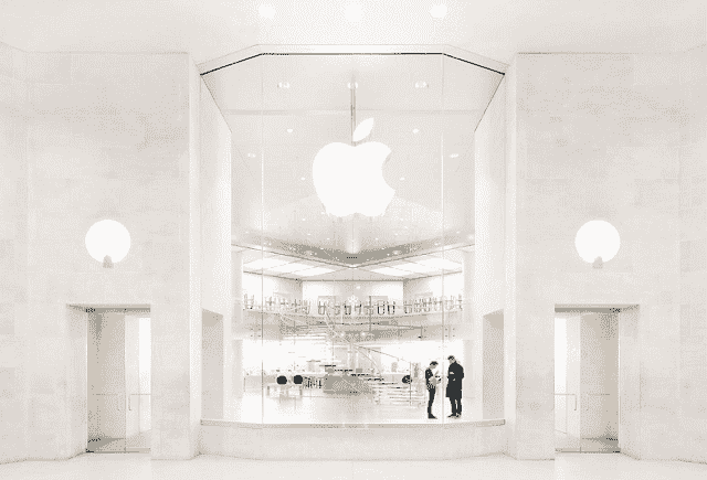 Loja de eletrônicos Apple em Paris Loja de eletrônicos Apple em Paris