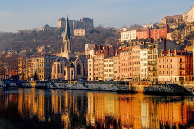 Vista da cidade de Lyon Vista da cidade de Lyon