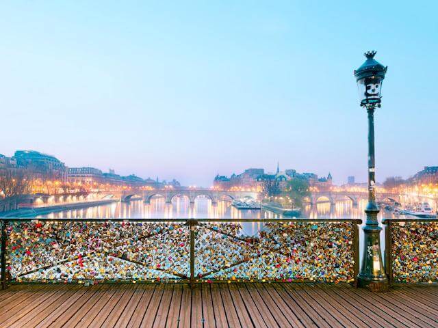 Ponte das Artes em Paris Ponte das Artes em Paris