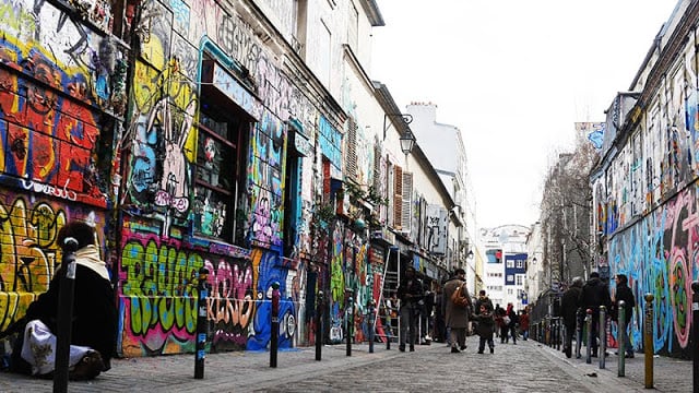 Bairro Belleville em Paris Bairro Belleville em Paris