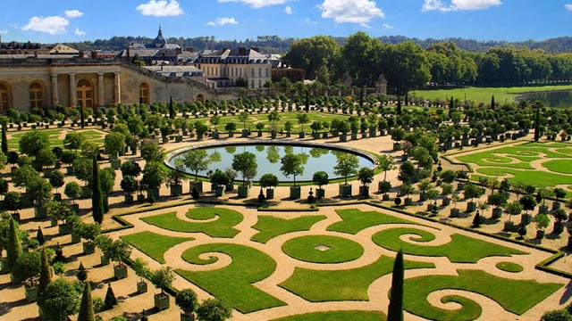 Palácio de Versalhes na França Palácio de Versalhes na França