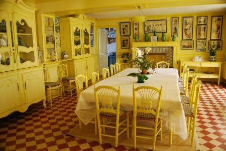 Sala de Jantar da casa de Monet Sala de Jantar da casa de Monet