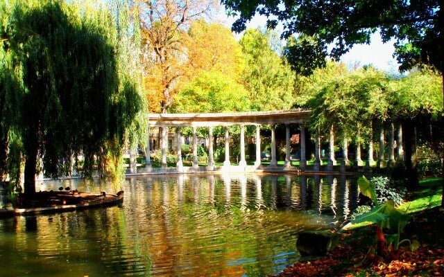 Parc Monceau em Paris Parc Monceau em Paris