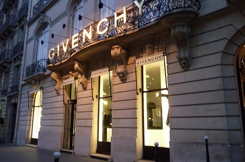 Loja Givenchy na Champs-Élysées Loja Givenchy na Champs-Élysées