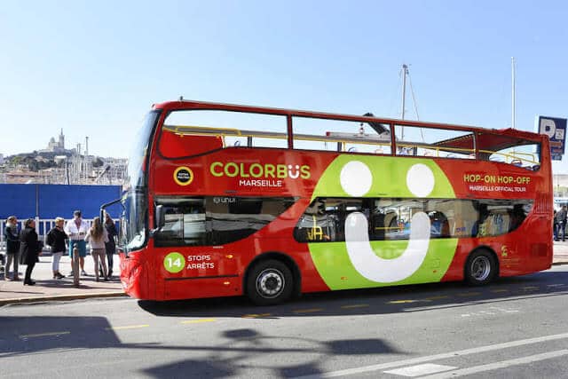 Ônibus turístico em Marselha Ônibus turístico em Marselha