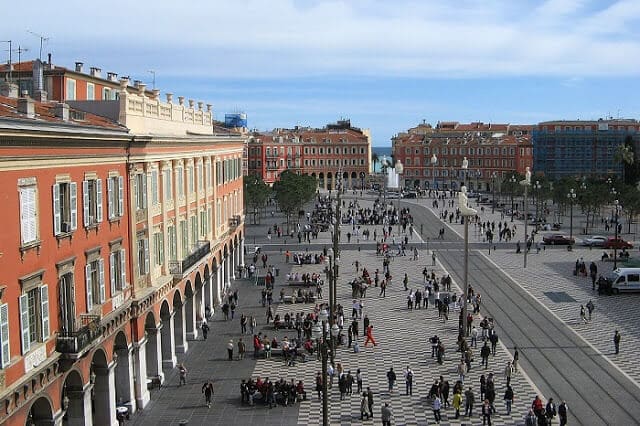 Praça Massena em Nice Praça Massena em Nice